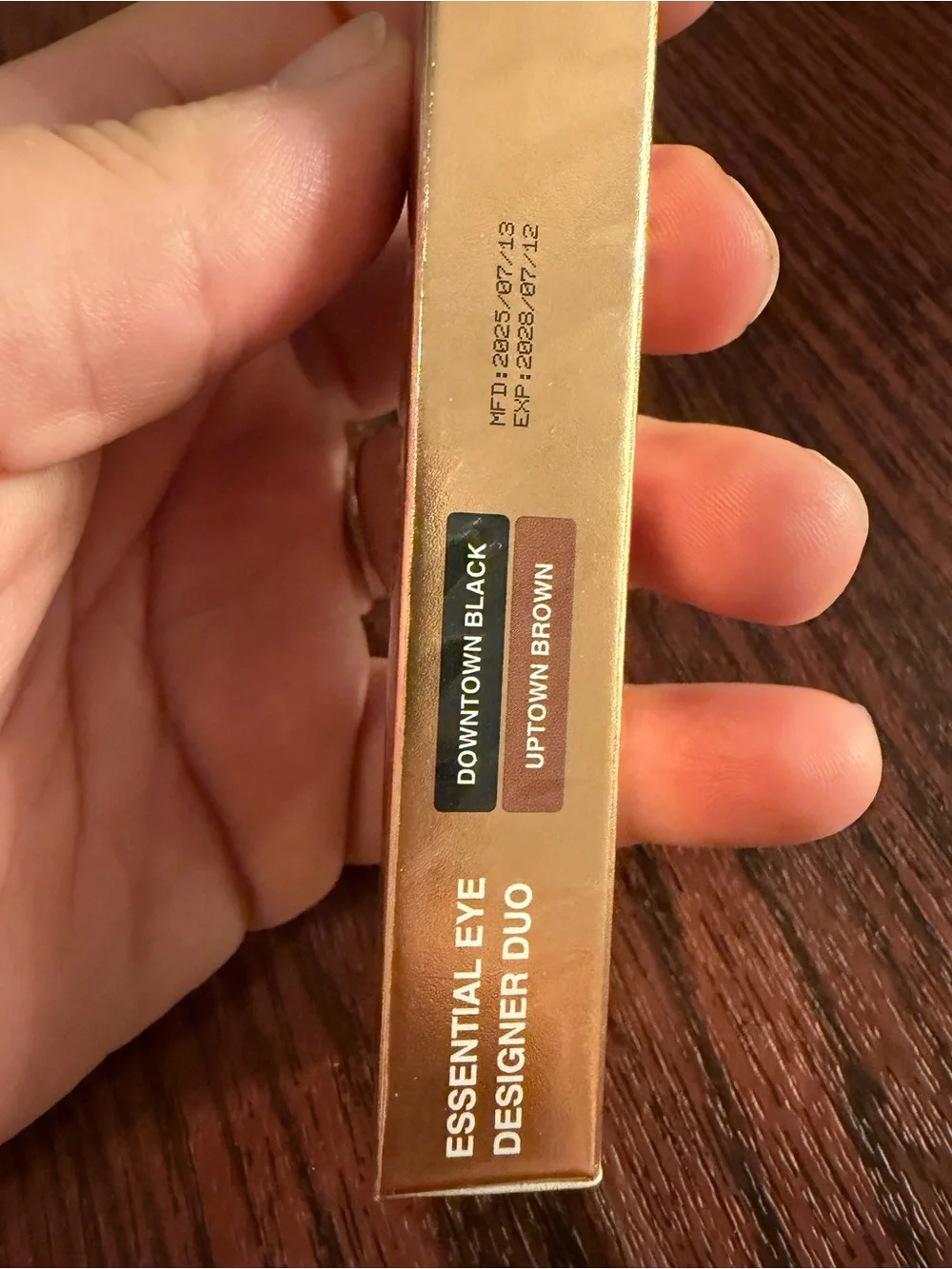 ISH/BISHA Eye Designer Duo in Metallic Gold Packaging